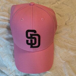 Pink San Diego Cap with Black Logo